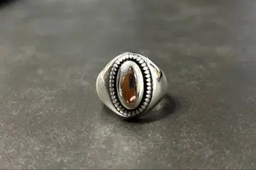 VINTAGE 빈티지 실버925 오벌 거울 반지