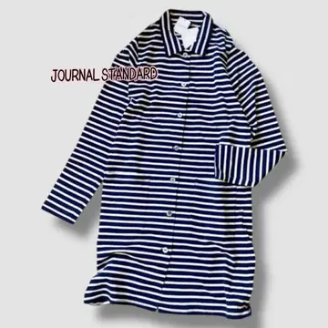 저널 스탠다드 보더 롱 자켓