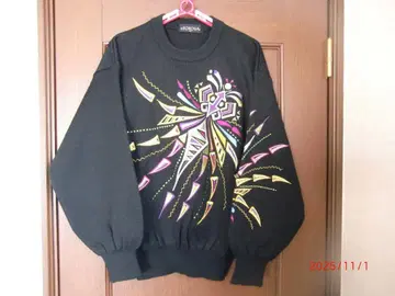 st.TOROSA 블랙 그래픽 니트 M