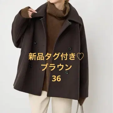 새상품 Spick and Span S160 스탠드 카라 숏코트