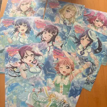 러브 라이브! 선샤인!! 클리어 파일 8장 세트