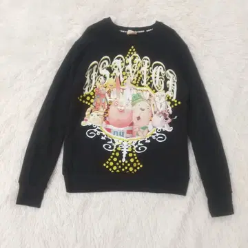 우사비치 프린트 탑 맨투맨 M