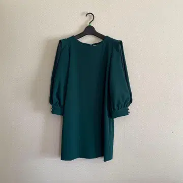 snidel 스나이델 그린 원피스 결혼식 2차