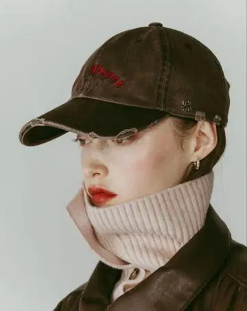 [ WEB 완판템 ] KnuthMarf K motif damage cap