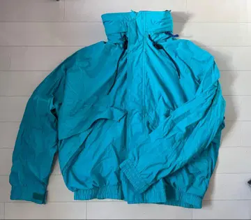 나일론 자켓 후드 부착 파랑