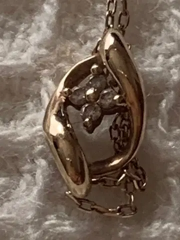 k10 다이아몬드 골드 목걸이 스월 디자인