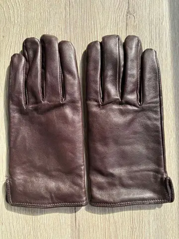 UNIVERSAL LANGUAGE 가죽 장갑 다크 브라운 24cm