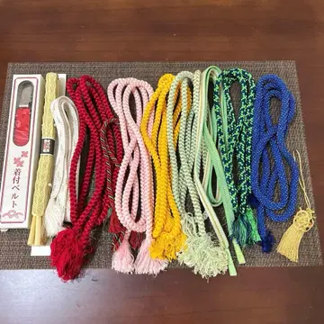 허리띠 오비끈 일본 정통의상 소품 묶음 판매 10개