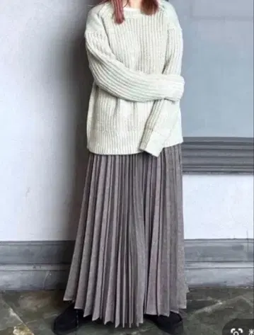 니코앤드 울라이크 플리츠 스커트