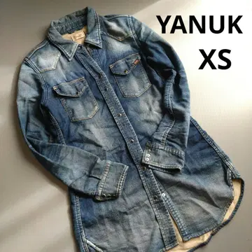 YANUK 야누크 긴팔 데님 셔츠 스트레치 XS 부드러움