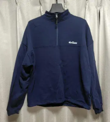 별주 빅 실루엣 하프 지퍼 풀오버 맨투맨 와일드싱