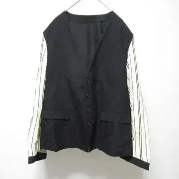 Robes & Confections 소매 절개 노카라 자켓 3 l