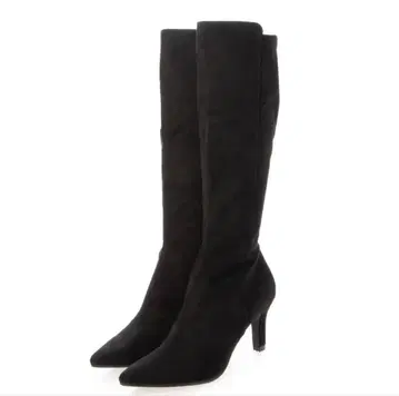 RANDA 우천 겸용 소프트 스트레치 스틸레토 롱 부츠