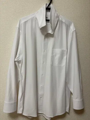 [ 새상품 ] UNIQLO 3XL 화이트 슈퍼 논아이론 슬림 셔츠