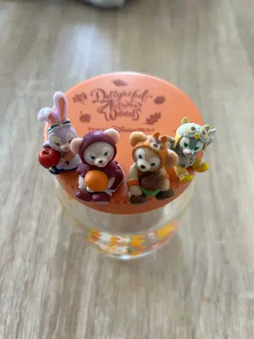 더피와 프렌즈 가을 유리 항아리