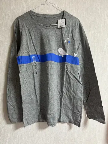 핫케이지마 시 파라다이스 벨루가 긴팔 T셔츠 그레이