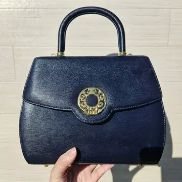 하나에모리 2way 숄더백 핸드백 네이비