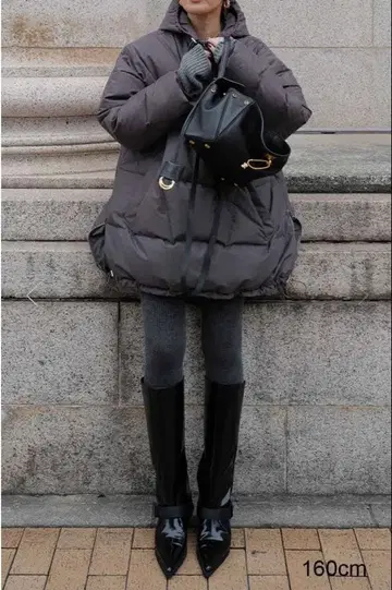 MACHATT 아노락 다운 코트 그레이