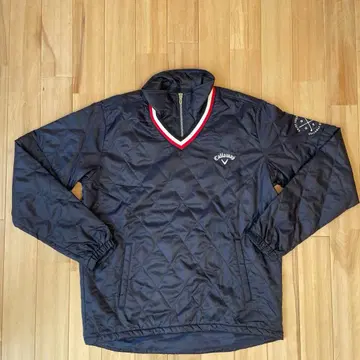 캘러웨이 충전솜 퀼팅 V넥 블루종