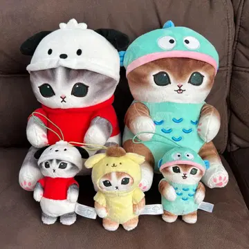 모프 샌드 봉제 인형 산리오 콜라보