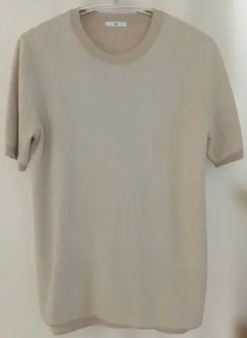 정장 셀렉트 크루넥 반팔 니트 L 베이지