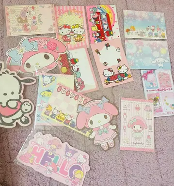 산리오 초레어 엽서 세트 키티 마이멜로디 포차코 키키라라 외