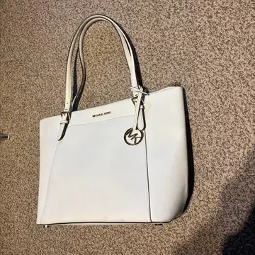 MK 마이클코어스 숄더 토트백 화이트 화이트 A4 수납
