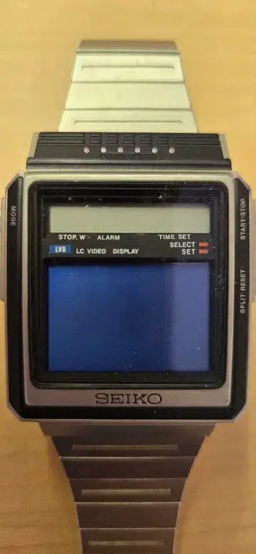 SEIKO TV 부착 손목시계 빈티지품 레어