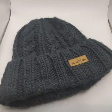 2552 mont-bell 몽벨 짙은 녹색 니트 캡