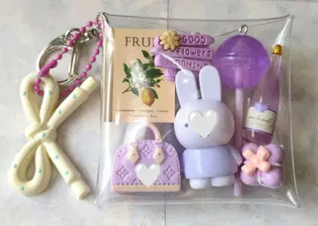 가챠 파우치 미피 루이비통 가방 행선지판 롤리팝 리본 포함