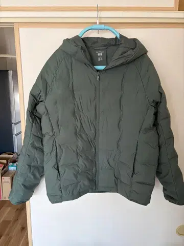 UNIQLO PUFF-TECH 다운 자켓 L 다크 그린