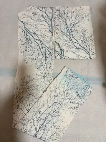 순수 실크 합 기모노 코몬