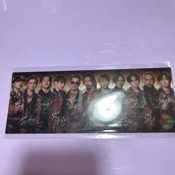 EXILE 클리어 카드 2장 세트