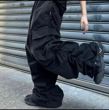 Chikashitsu+ 오버 사이즈 카고 팬츠 조거 팬츠