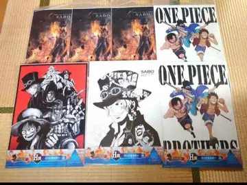 원피스 뜨거운 유대편 클리어 포스터 7매 세트