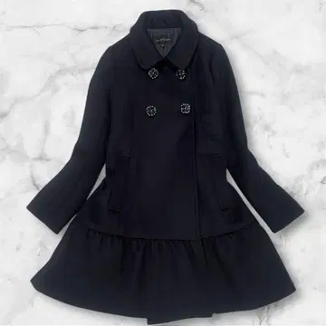 [ 새상품급 ] JILL STUART 질스튜어트 비쥬 버튼 페플럼 코트