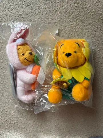 푸우 봉제 인형 세트 해바라기 토끼 디즈니 스토어