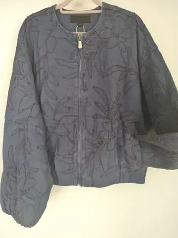 ZARA 자라 자수 스웨이드 느낌 봄버 자켓