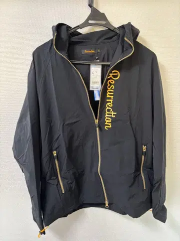 [ 미사용 새상품 ] Resurrection 윈드 후드티 자켓 BLACK