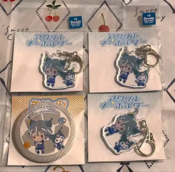 이나즈마 일레븐 산리오 콜라보 아크릴 키링 캔뱃지 키라 히로토