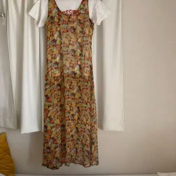 빈티지 일본풍 패턴 원피스