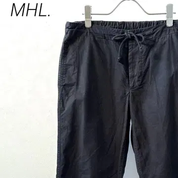 MHL. 이지 팬츠 스트레이트 허리밴딩 포켓 부착 심플