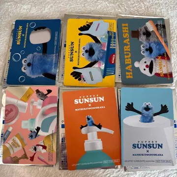 퍼펫 스 스티커 6장 세트 컴플리트 마츠키요 코코카라