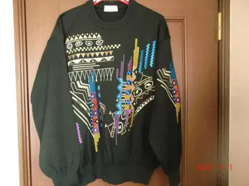 Royal Padova 기하학 패턴 스웨터