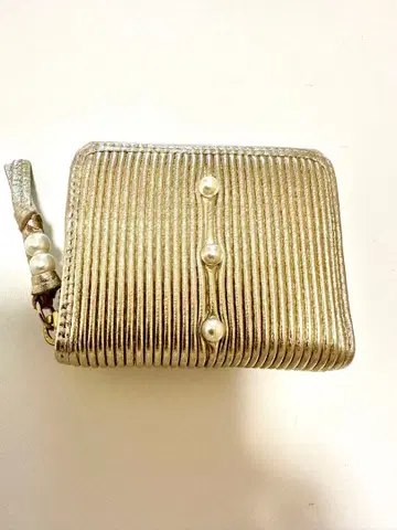 페르케 perche / 양가죽 플리츠 아코디언 카드 지갑