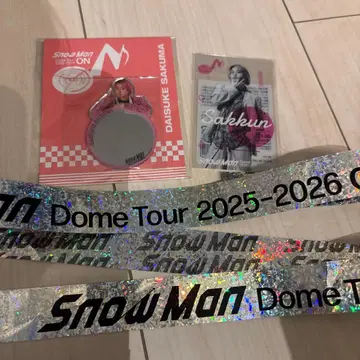 사쿠마 다이스케 Snow Man ON 클리어 스티커와 미러 스티커 세트