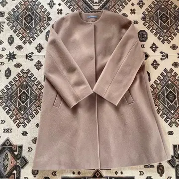 theory luxe 라이트 카멜 코트 사이즈 40 베이지