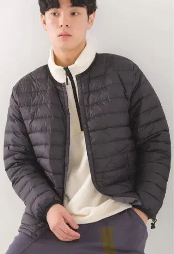 OMNES 고밀도 나일론 이너 다운 노카라 자켓 [ 1519-7005 ]