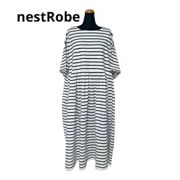 nestRobe 네스트로브 애리조나 코튼 보더 원피스 반팔
