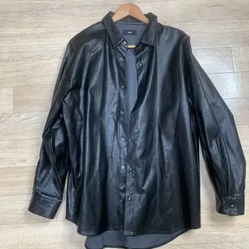 블랙 가죽 자켓